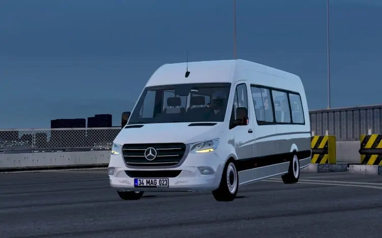 Assetto Corsa Mercedes sprinter 2019 modu